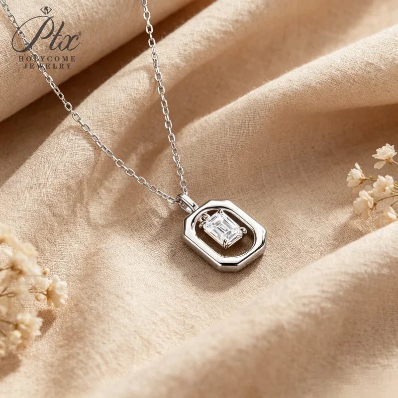 Bar Name Necklace - Engraved Horizontal Silver Bar