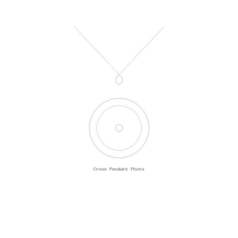 Cross Name Pendant - Engraved Silver Cross